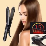 Plancha alisadora de cerámica para el cabello TOURMALINE